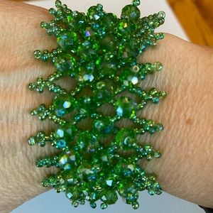 Beautiful Green Beaded Bracelet
